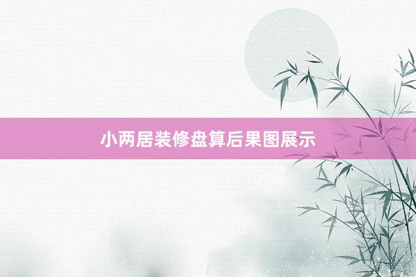 小两居装修盘算后果图展示